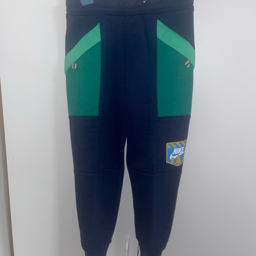 Nike Kids' Green and Blue Joggers